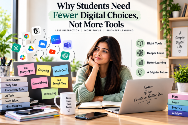 Why Students Need Fewer Digital Choices